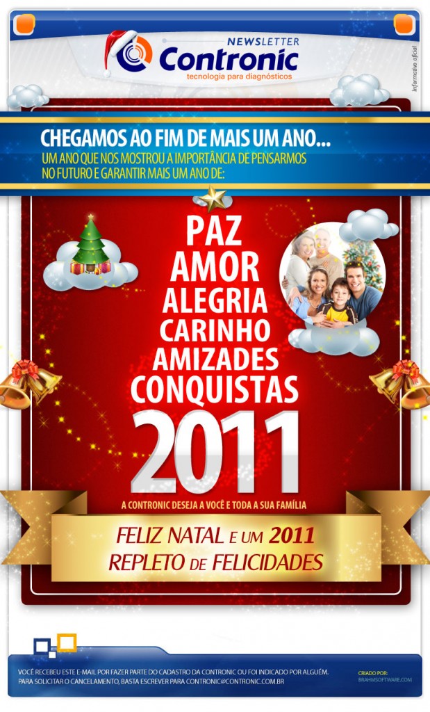 Newsletter de Natal da Contronic 2010